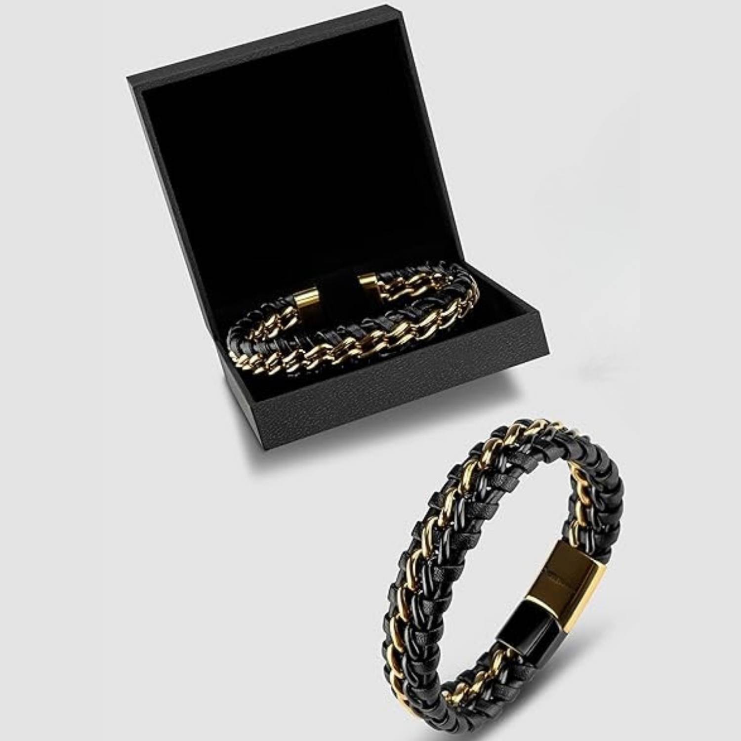 Mens Leather Bracelet - Small: image 2