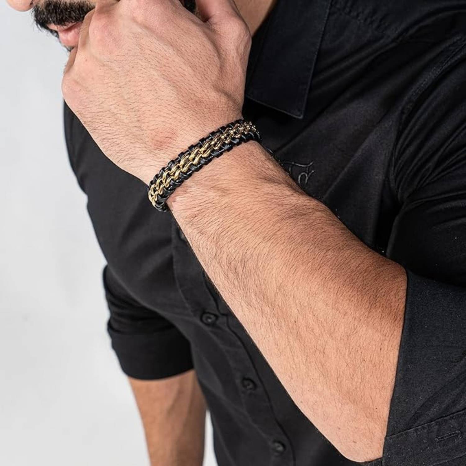 Mens Leather Bracelet - Small: image 5