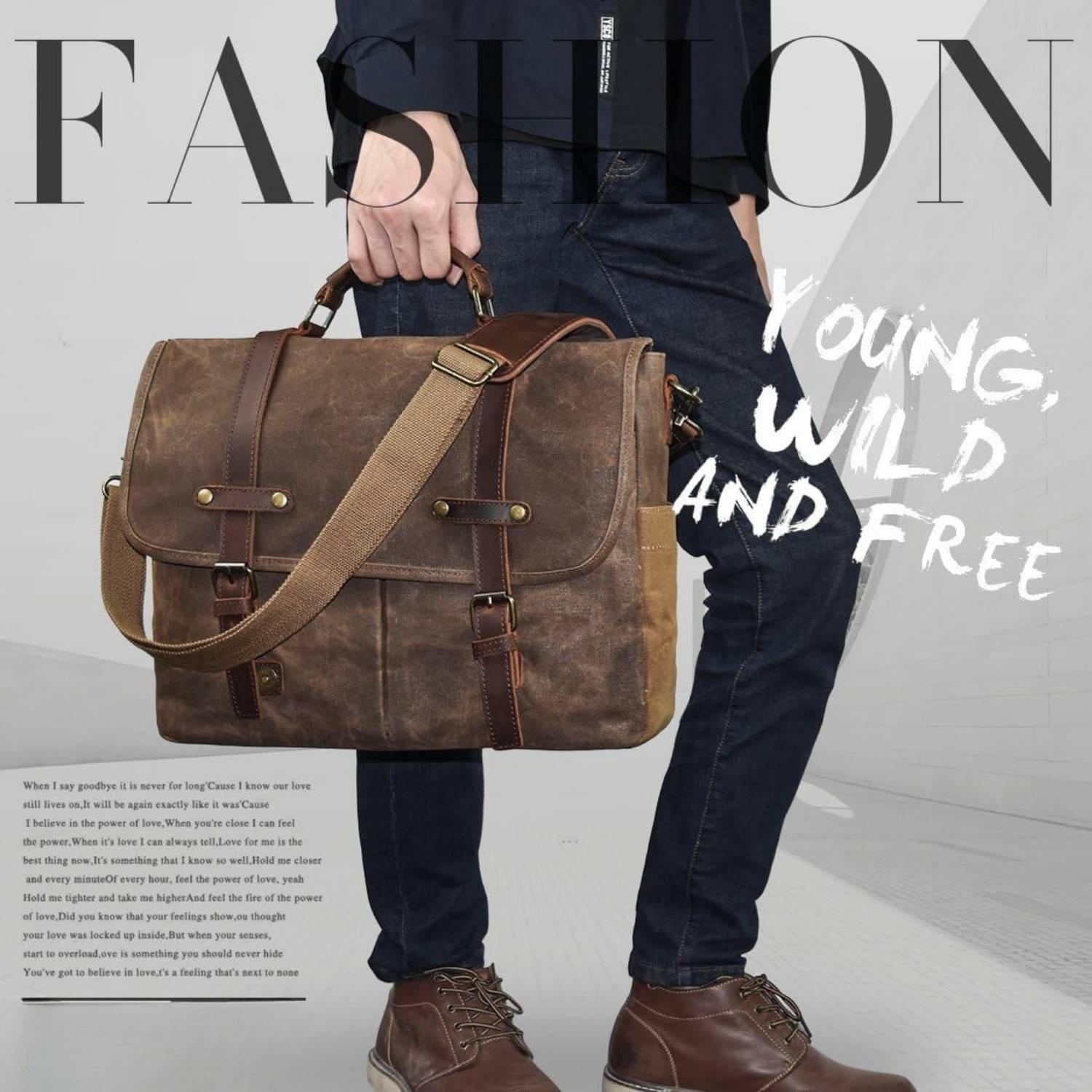 Mens Messenger Bag: image 4