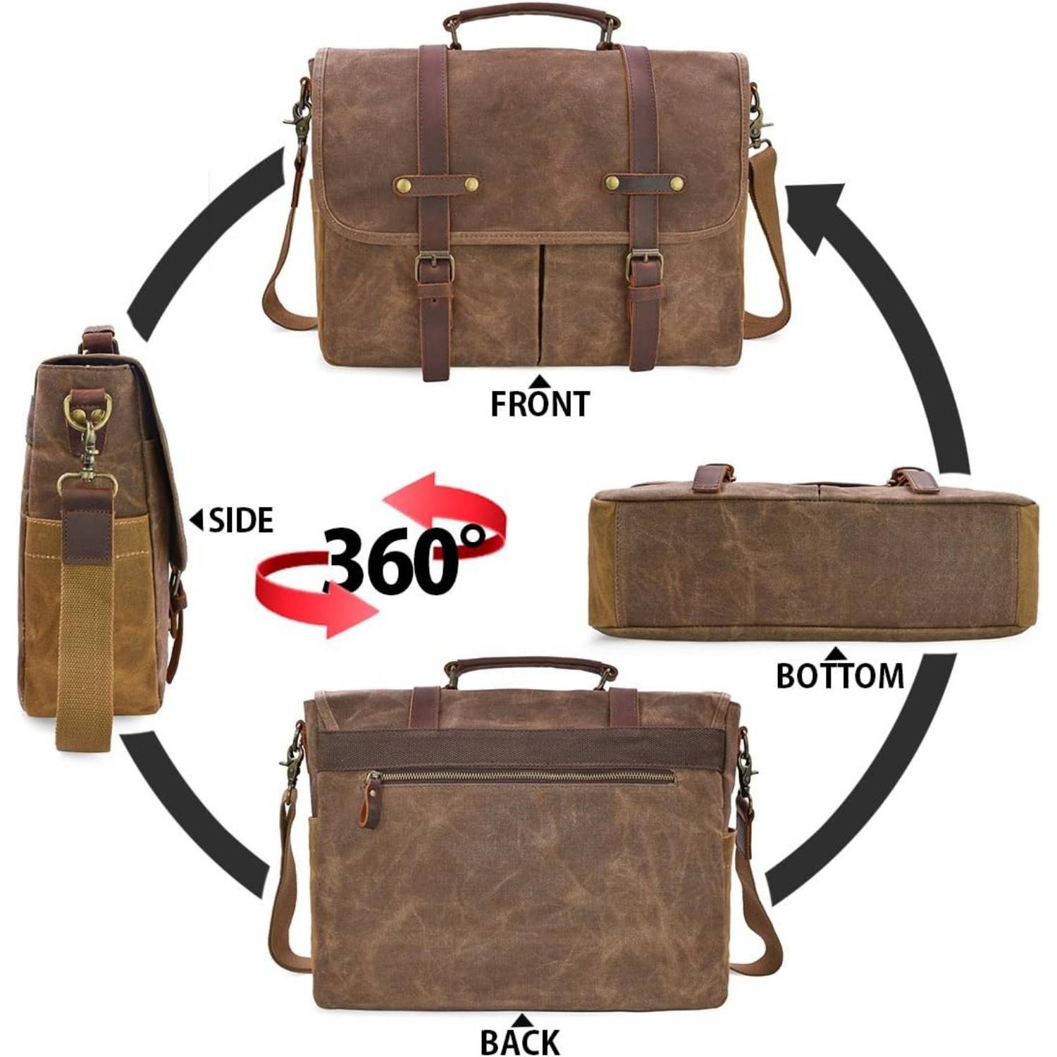 Mens Messenger Bag: image 6